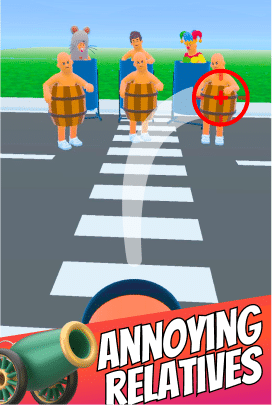 Annoying Relatives Cannon Hit